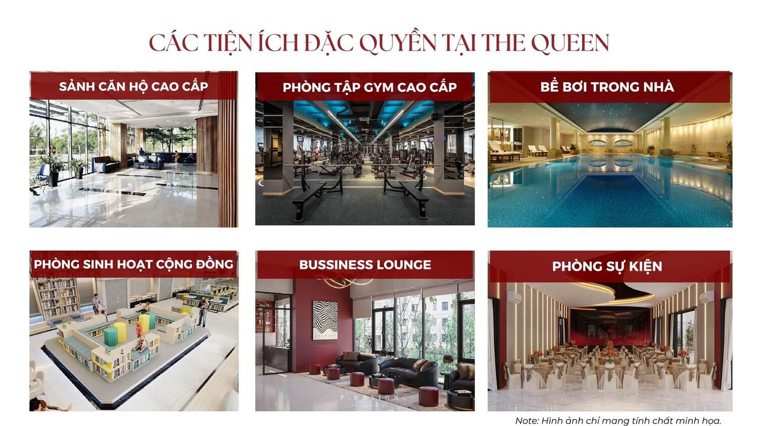 Trang chủ 73 Tiện ích nội khu The Queen